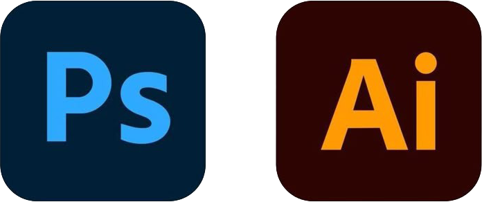 Photoshop and Illustrator